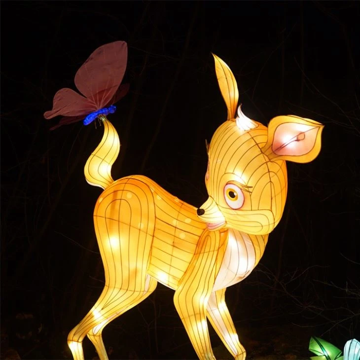 New Year Traditional Silk Lantern Exhibition Show
